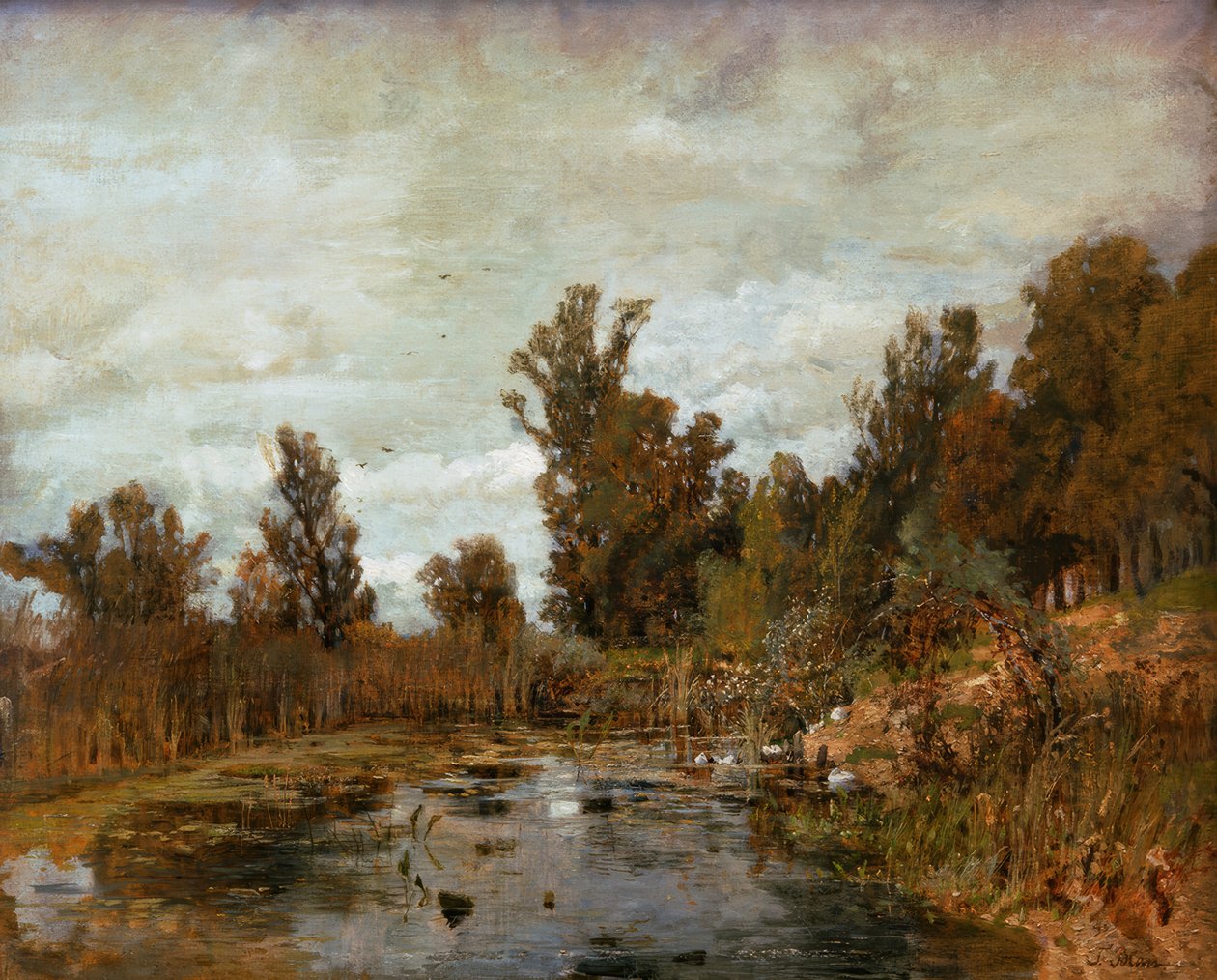 Heustadlwasser by Tina Blau