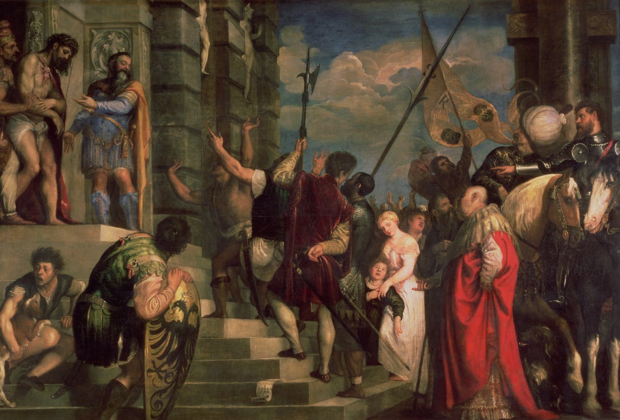Ecce Homo, 1543 by Tiziano Vecelli