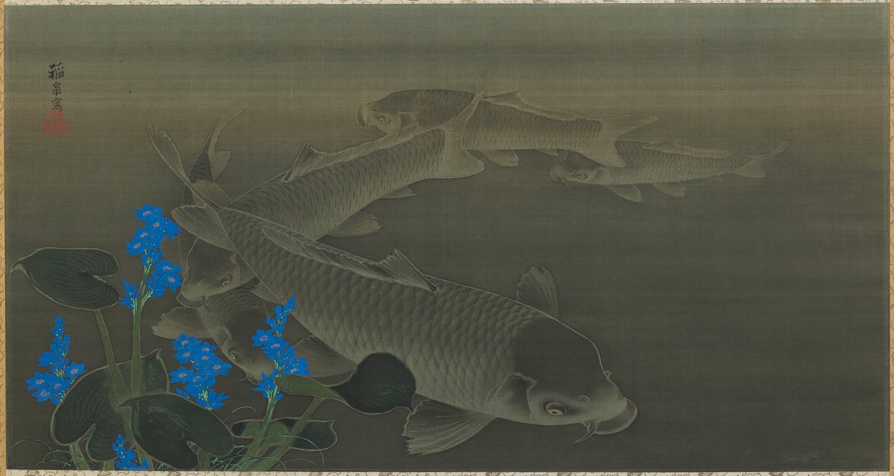 Carp, Edo Period by Toko Kuroda
