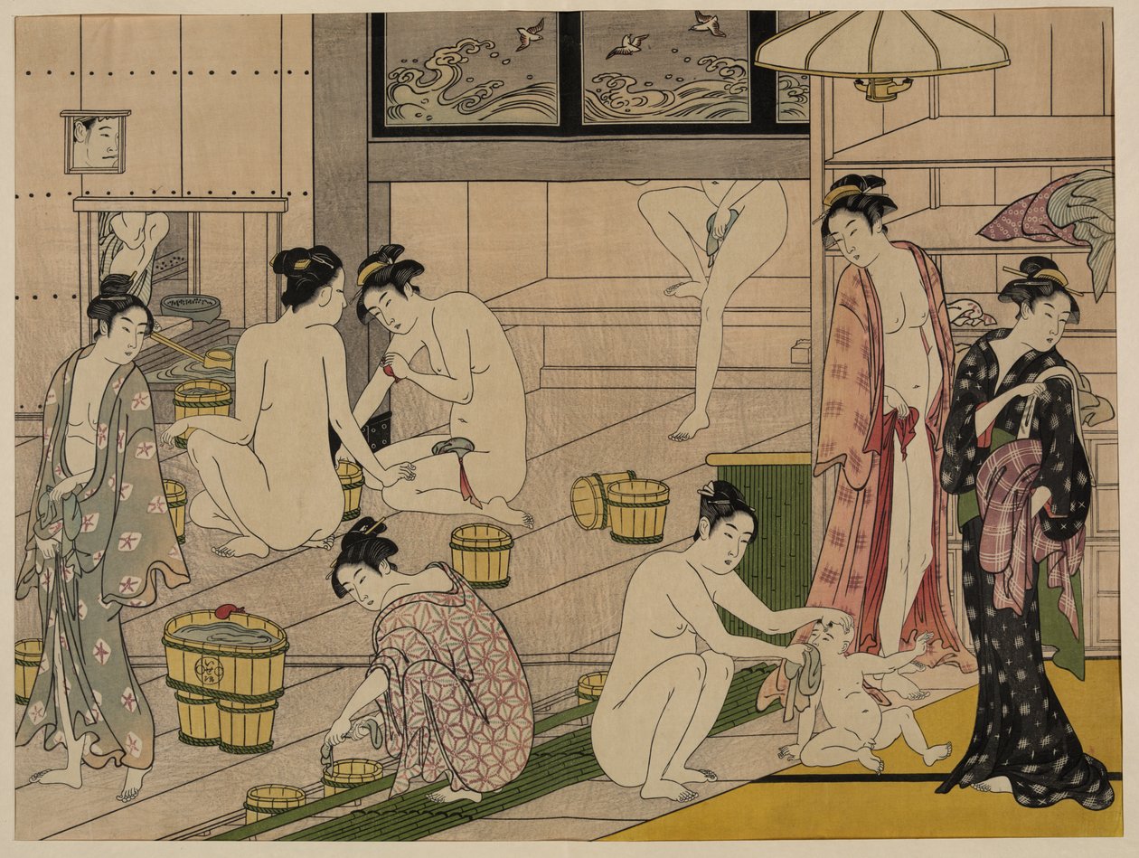 Bathhouse by Torii Kiyonaga