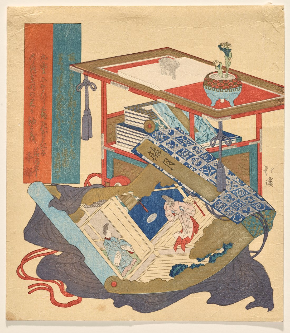 Hazy Moon by Totoya Hokkei