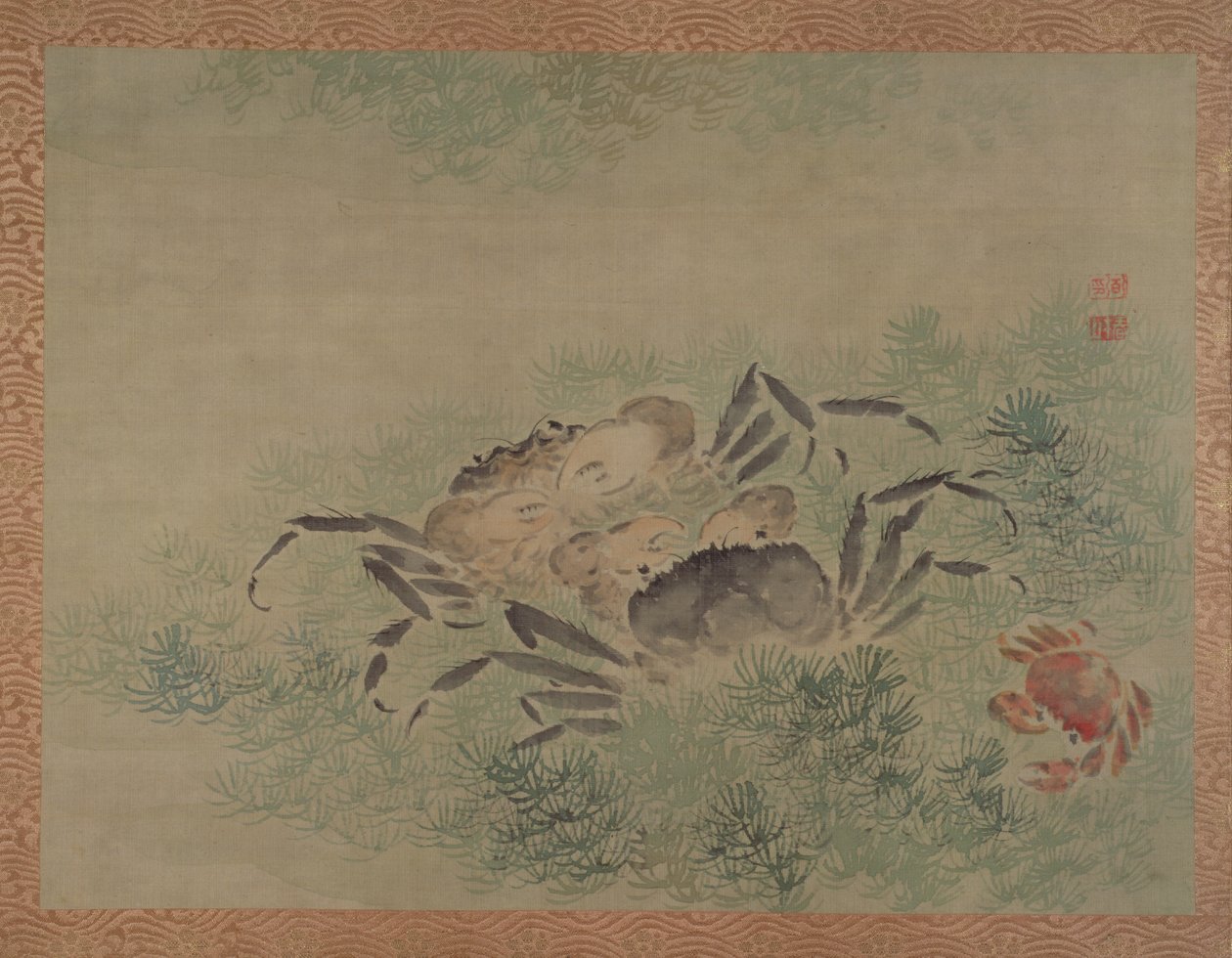 Crabs, 1851 by Tsubaki Chinzan