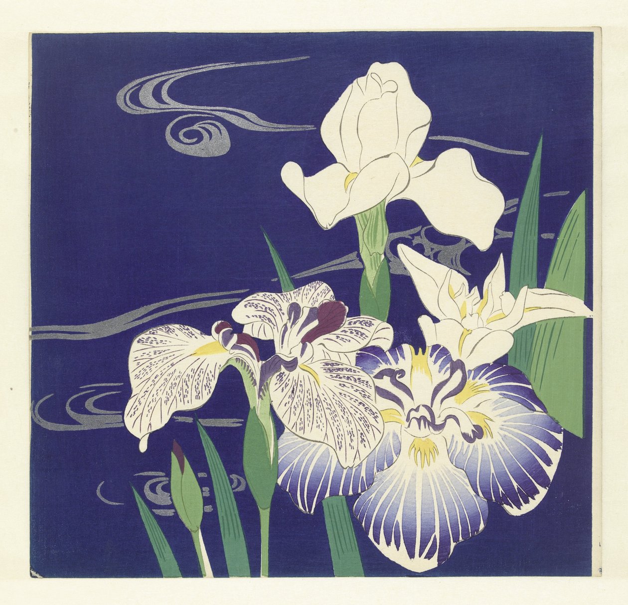 Irises by Tsukioka Kogyo
