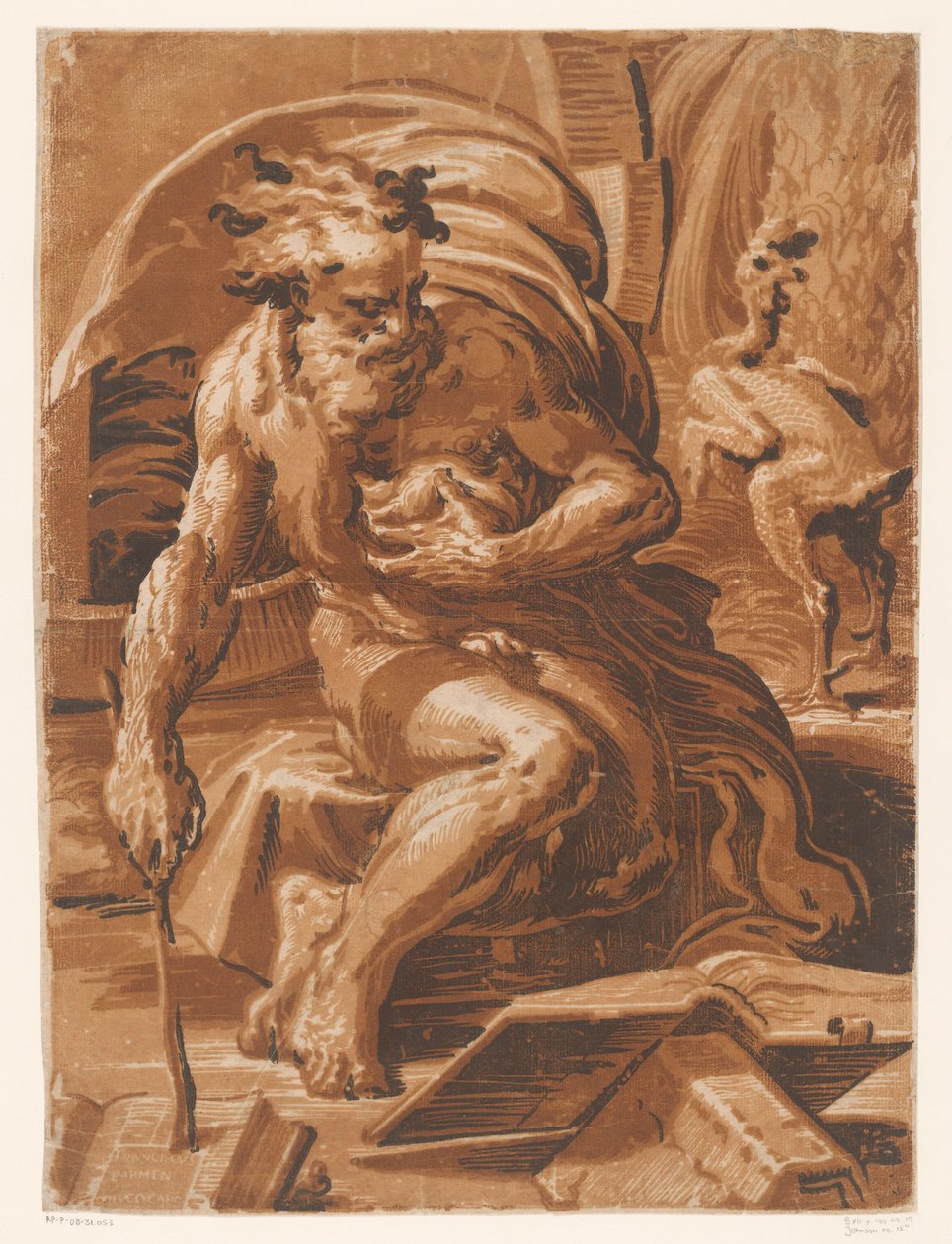 Diogenes by Ugo da Carpi