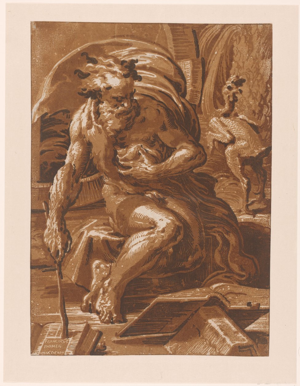 Diogenes by Ugo da Carpi