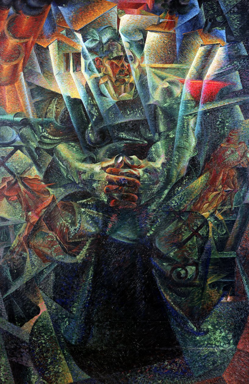 Materia, 1912 by Umberto Boccioni