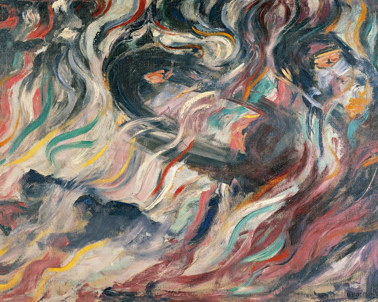 Moods: Good-Byes by Umberto Boccioni (detail) by Umberto Boccioni