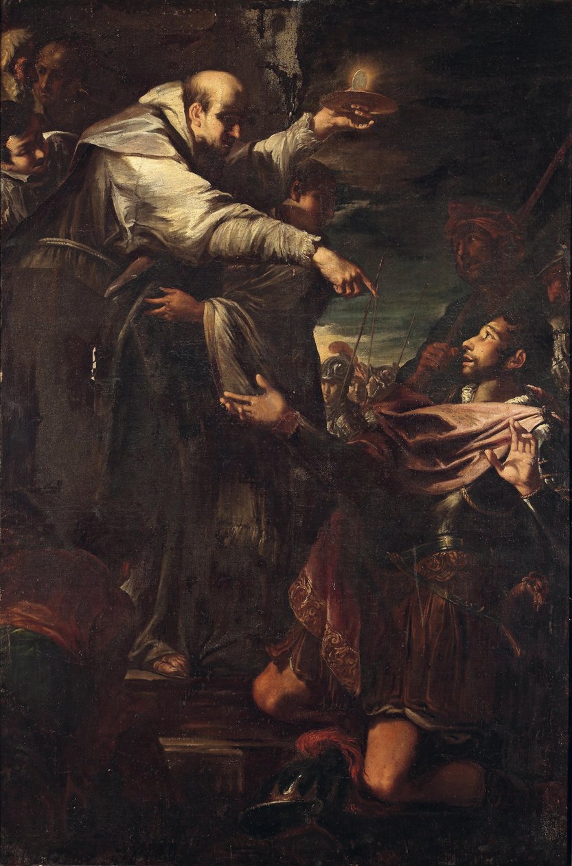 The Conversion of Duke William of Aquitaine by Saint Bernard of Clairvaux by Unbekannt Unbekannt