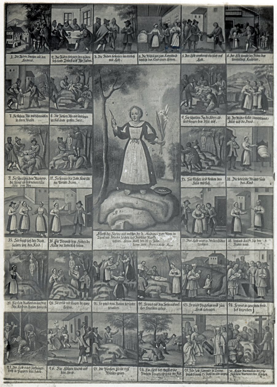 Jewish Ritual Murder Story as Depicted in Church of Judenstein, Austria by Unbekannt Unbekannt