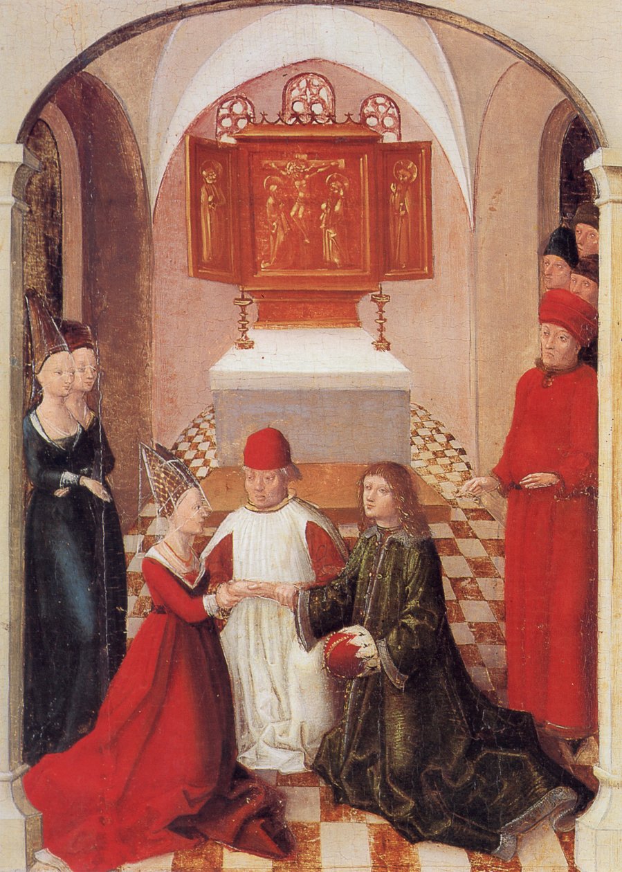 Judith of Flanders Marries Welf IV of Altdorf by Unbekannt Unbekannt