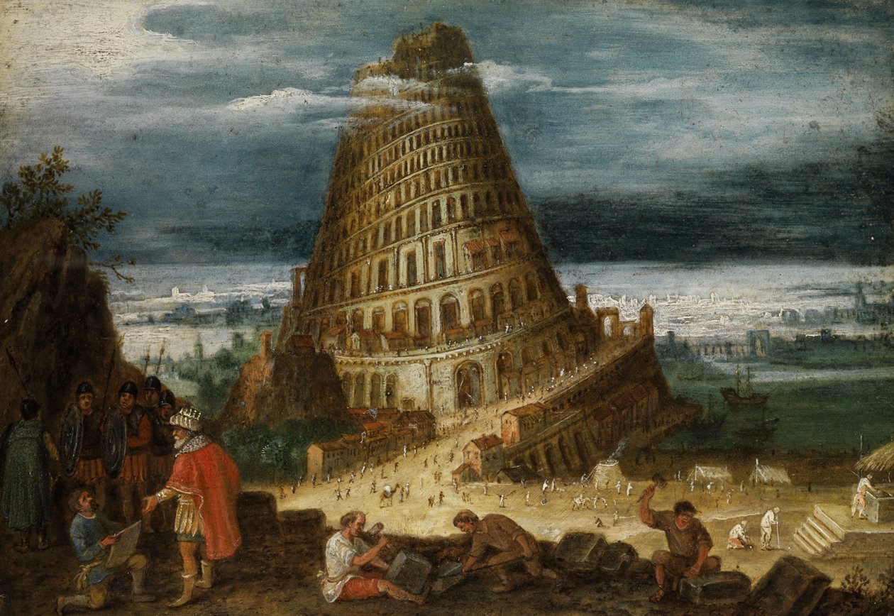 The Tower of Babel by Unbekannt Unbekannt
