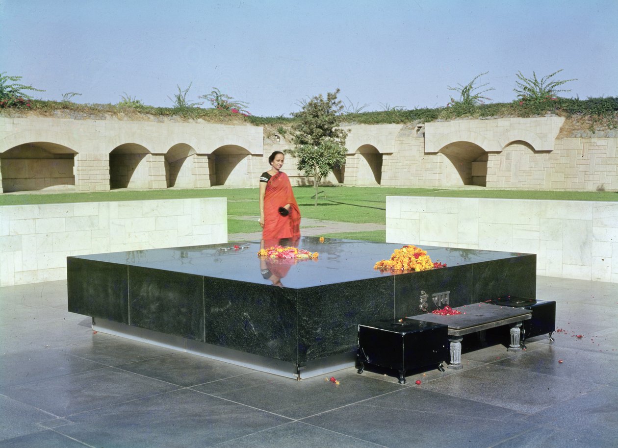 Tomb of Gandhi by Unbekannt Unbekannt