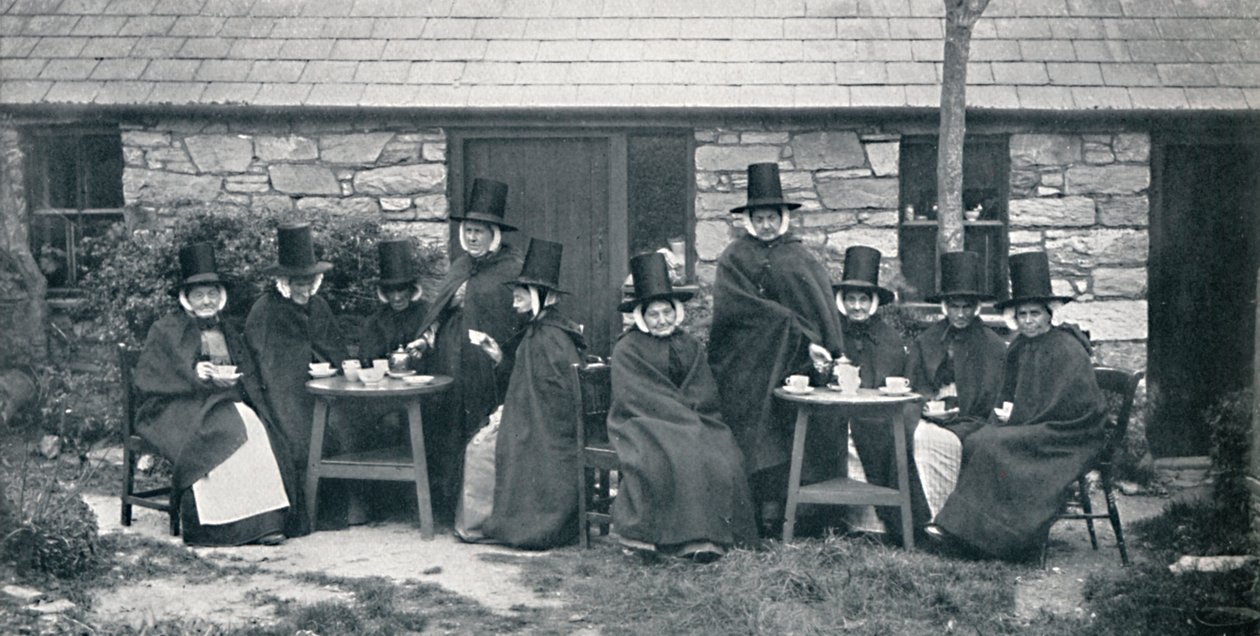 A Welsh tea party, 1912 by Unbekannt