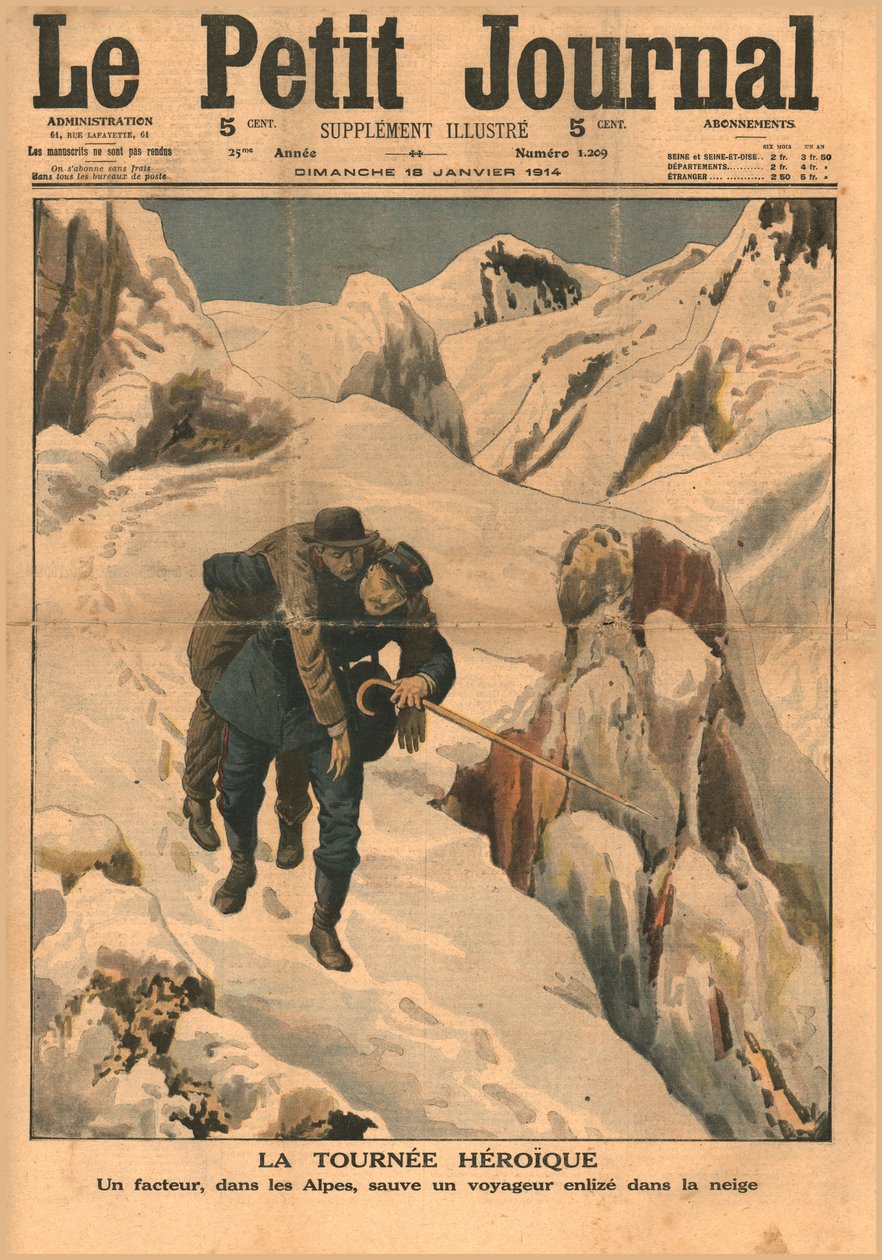 A heroic act, 1914 by Unbekannt