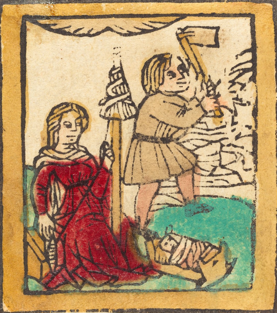 Adam and Eve by Unbekannt