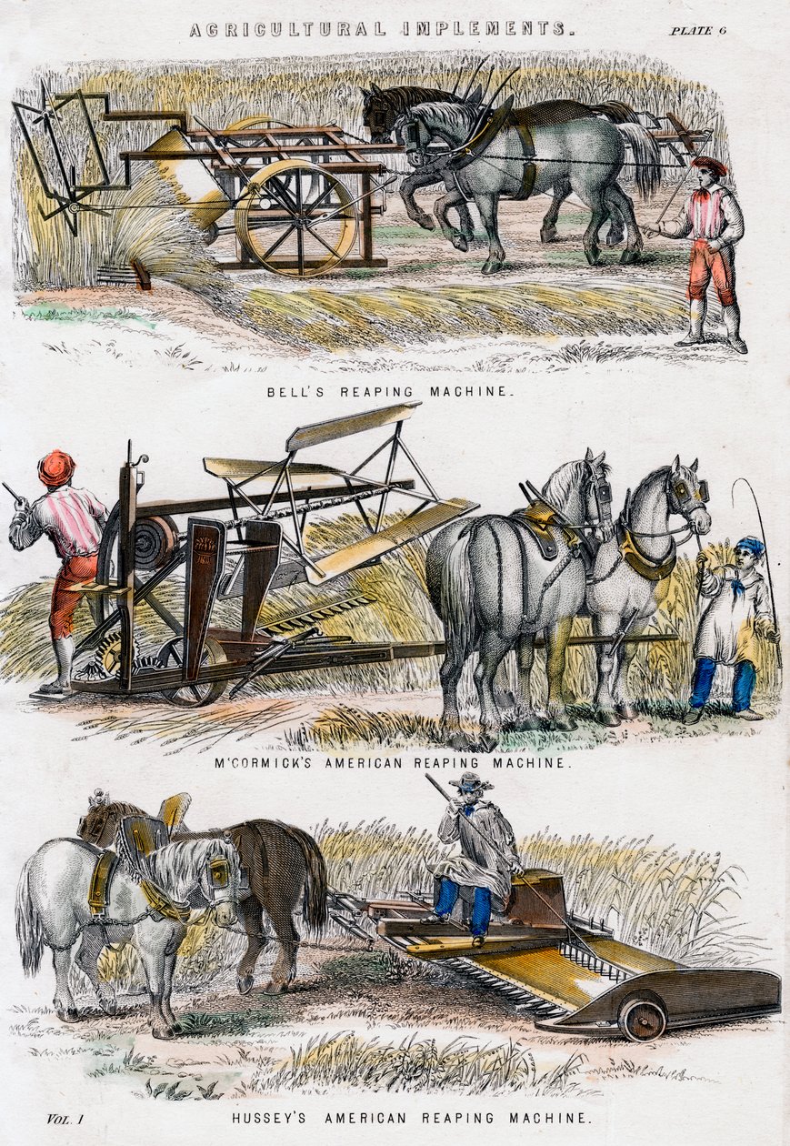 Agricultural implements by Unbekannt