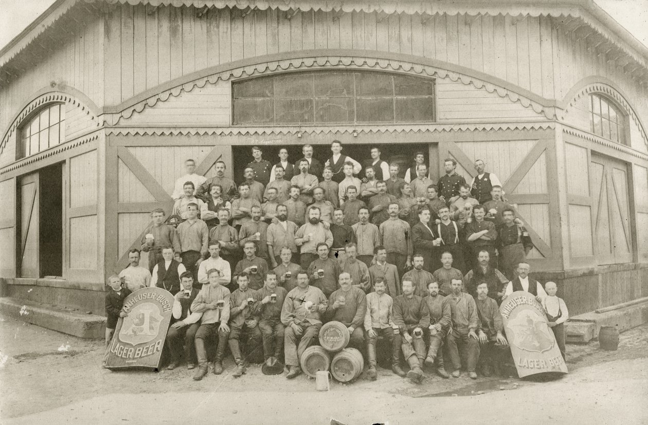 Anheuser Busch Brewery Workers by Unbekannt