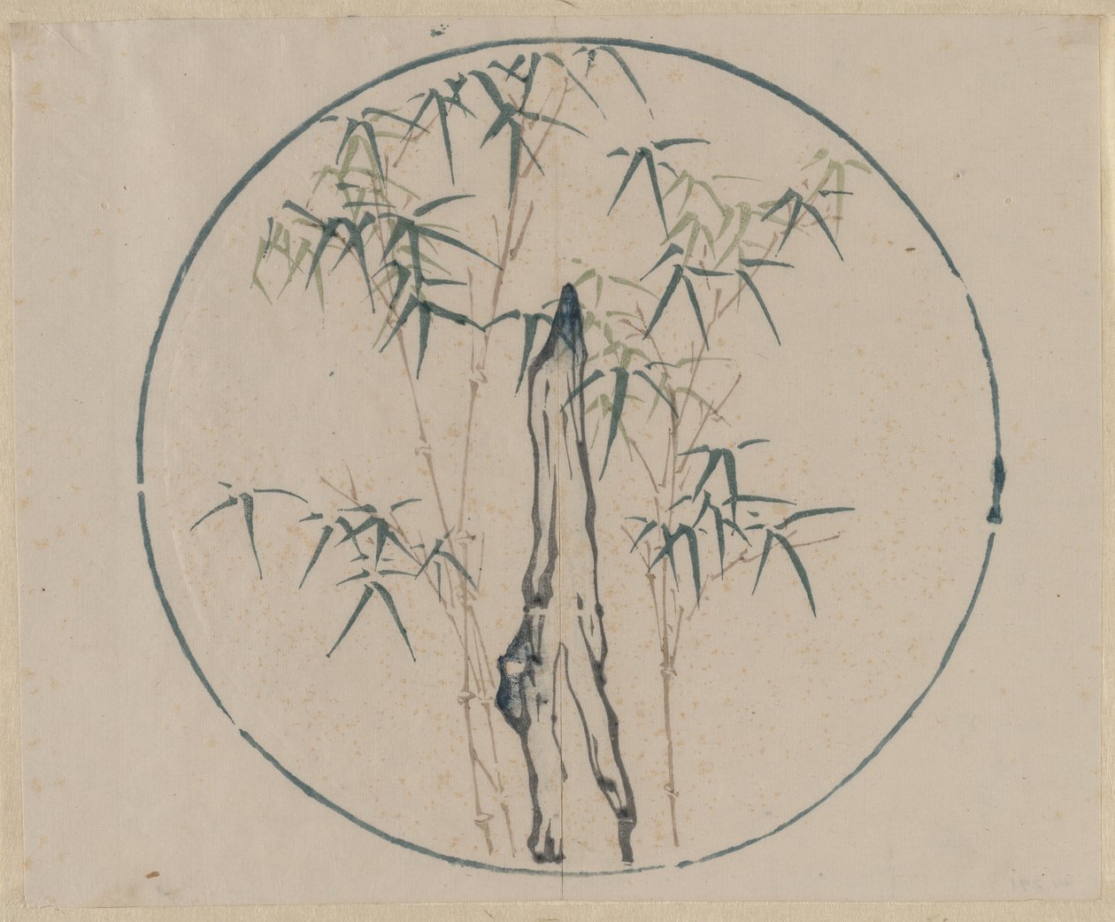Bamboo and Rock by Unbekannt