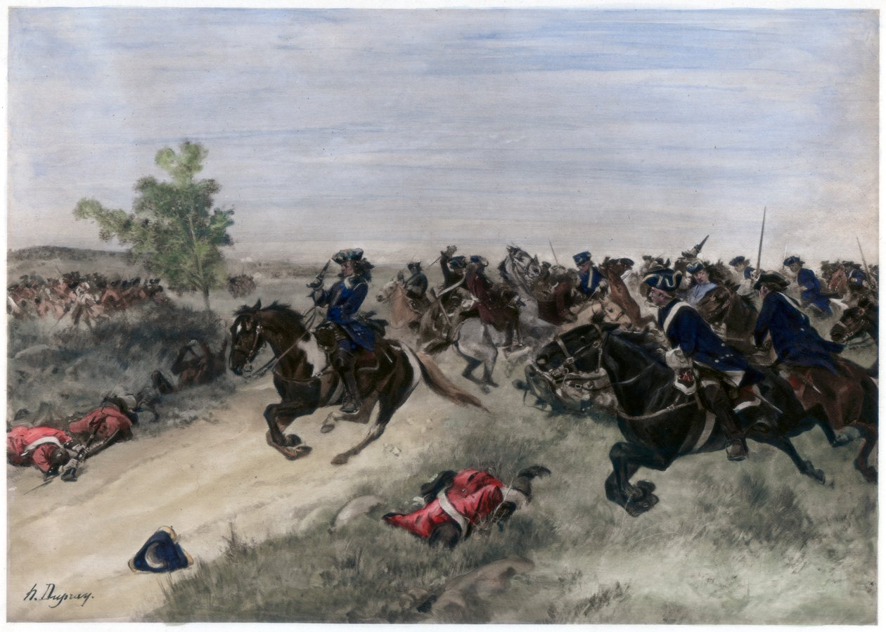 Battle of Blenheim, 13 August 1704 by Unbekannt