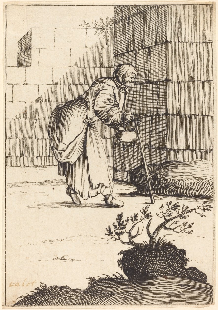 Beggar Woman by Unbekannt