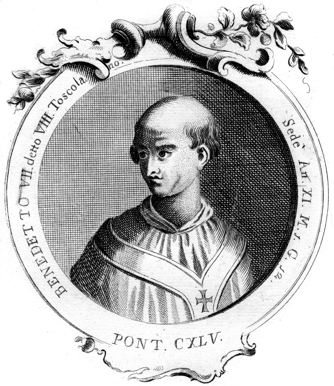 Benedict VII, Pope of the Catholic Church by Unbekannt