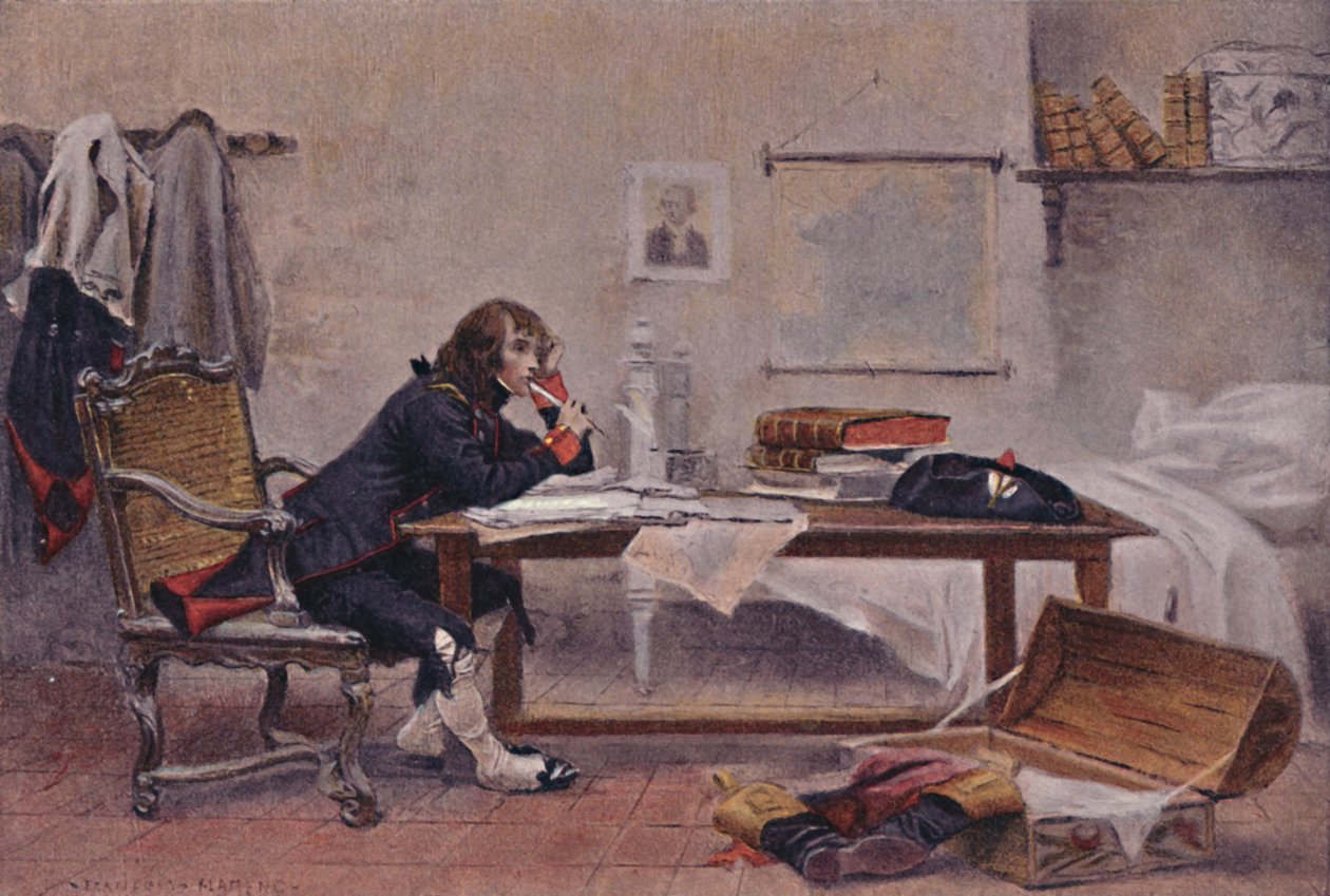 Bonaparte at Auxonne by Unbekannt