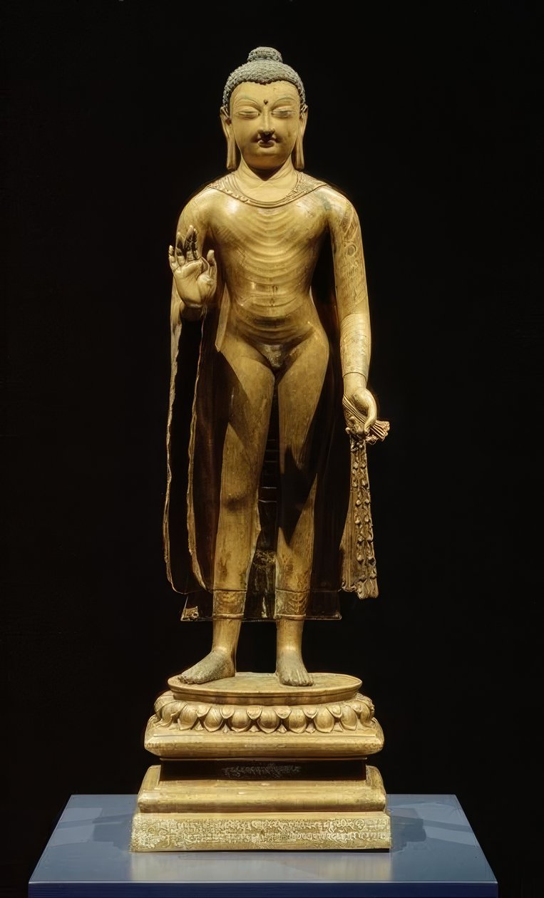 Buddha Sakyamuni / Sculpture, 7th Century by Unbekannt