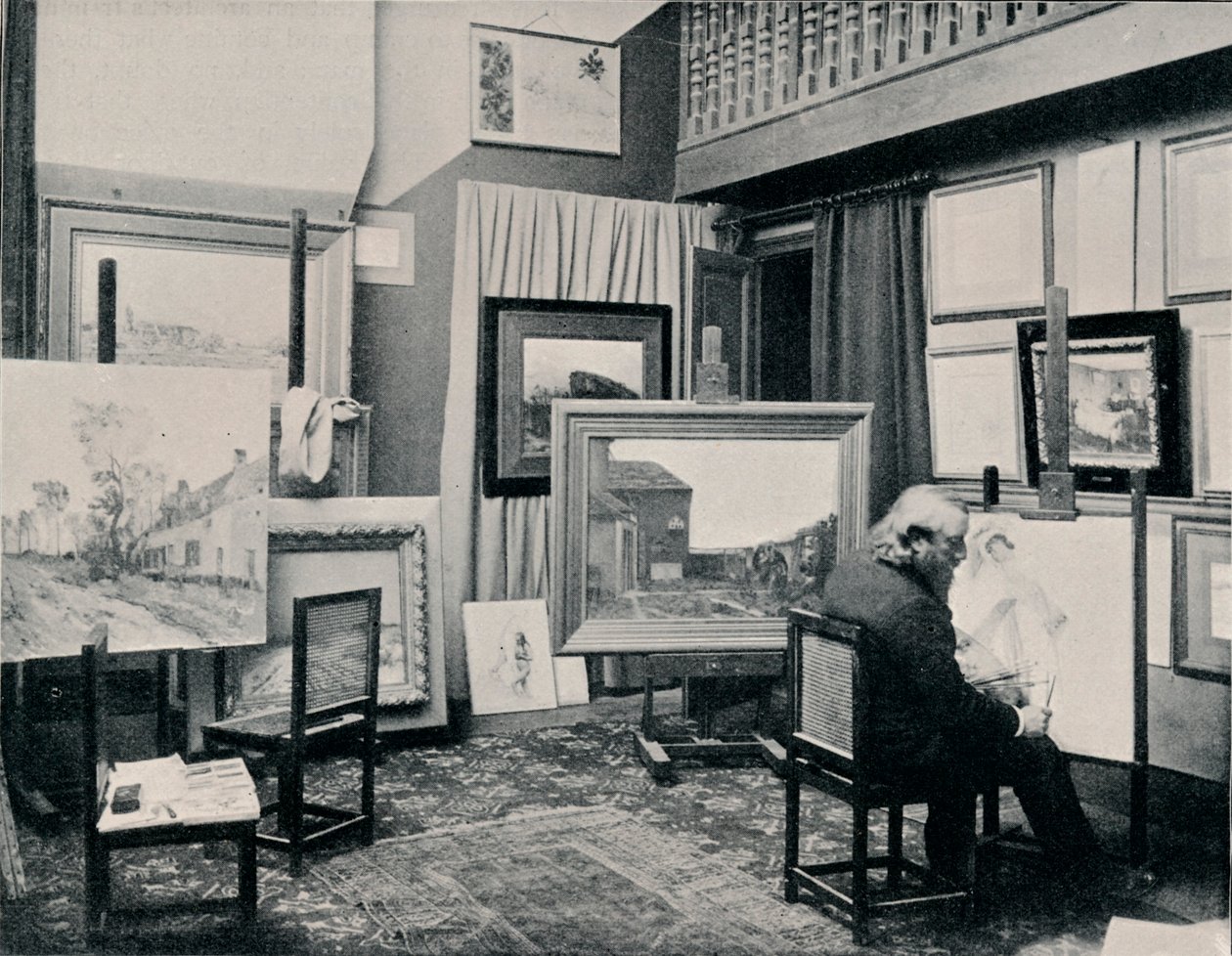 C. Cazin in his Studio by Unbekannt