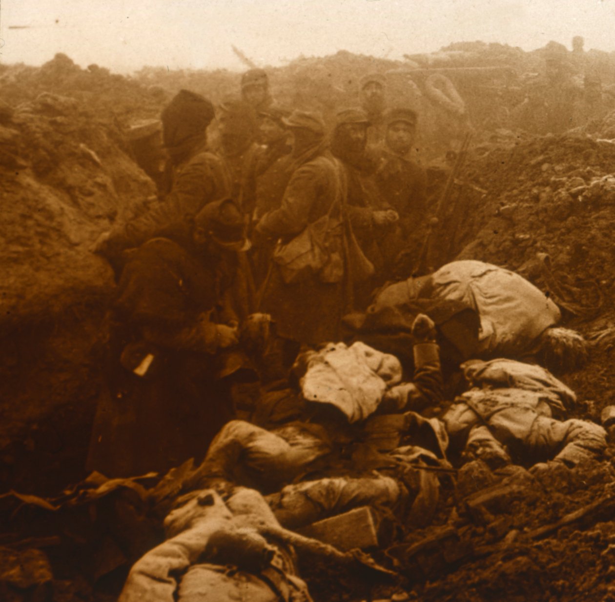 Captured Trenches, Les Éparges, Northern France by Unbekannt