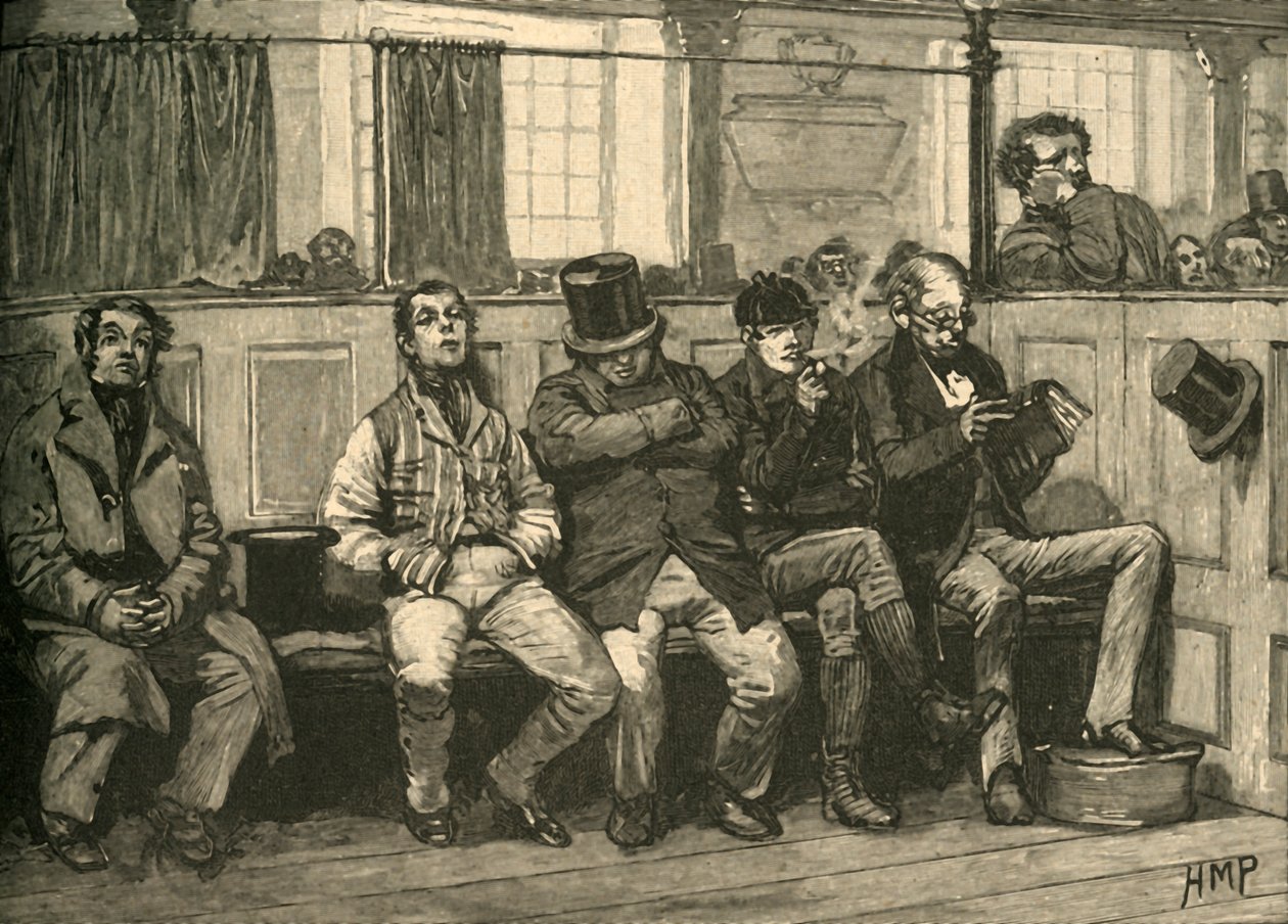 Chartists at church by Unbekannt