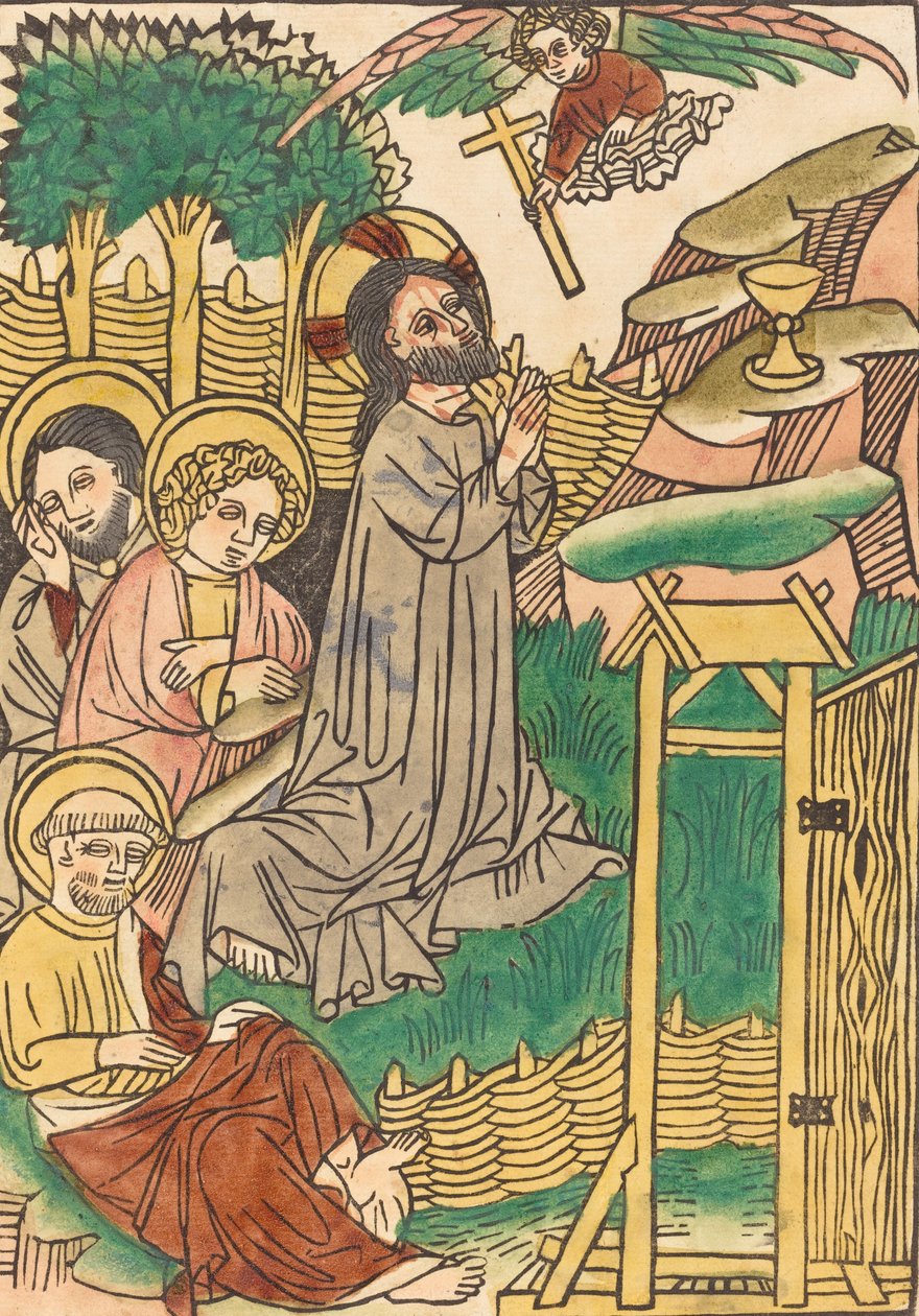 Christ on the Mount of Olives, c. 1450-1460 by Unbekannt