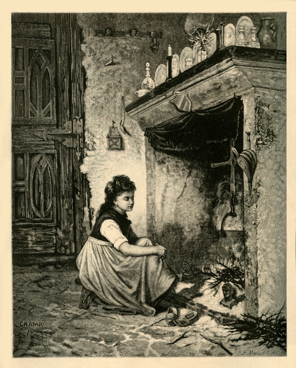 Cinderella, 1883 by Unbekannt
