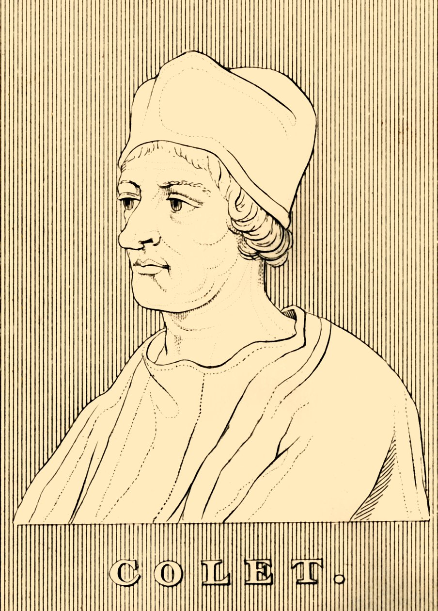 Colet, 1467-1519 by Unbekannt
