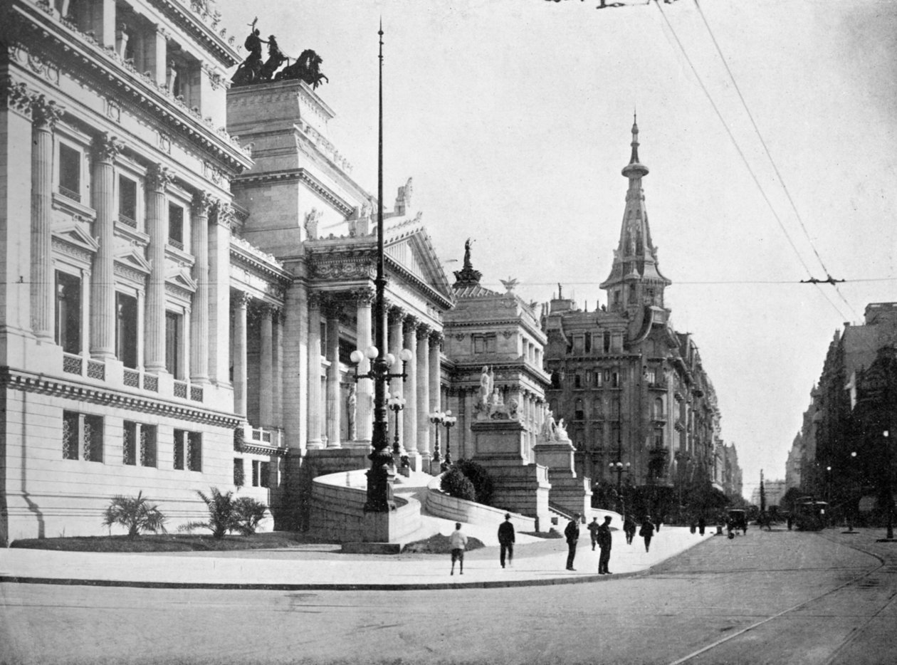 Congress Hall and Avenida Callao, Buenos Aires, Argentina by Unbekannt