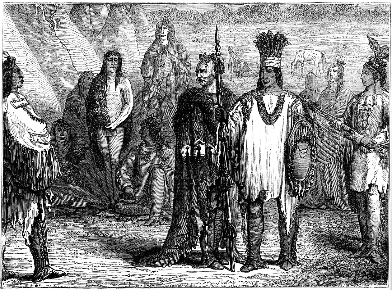Creek Indians by Unbekannt