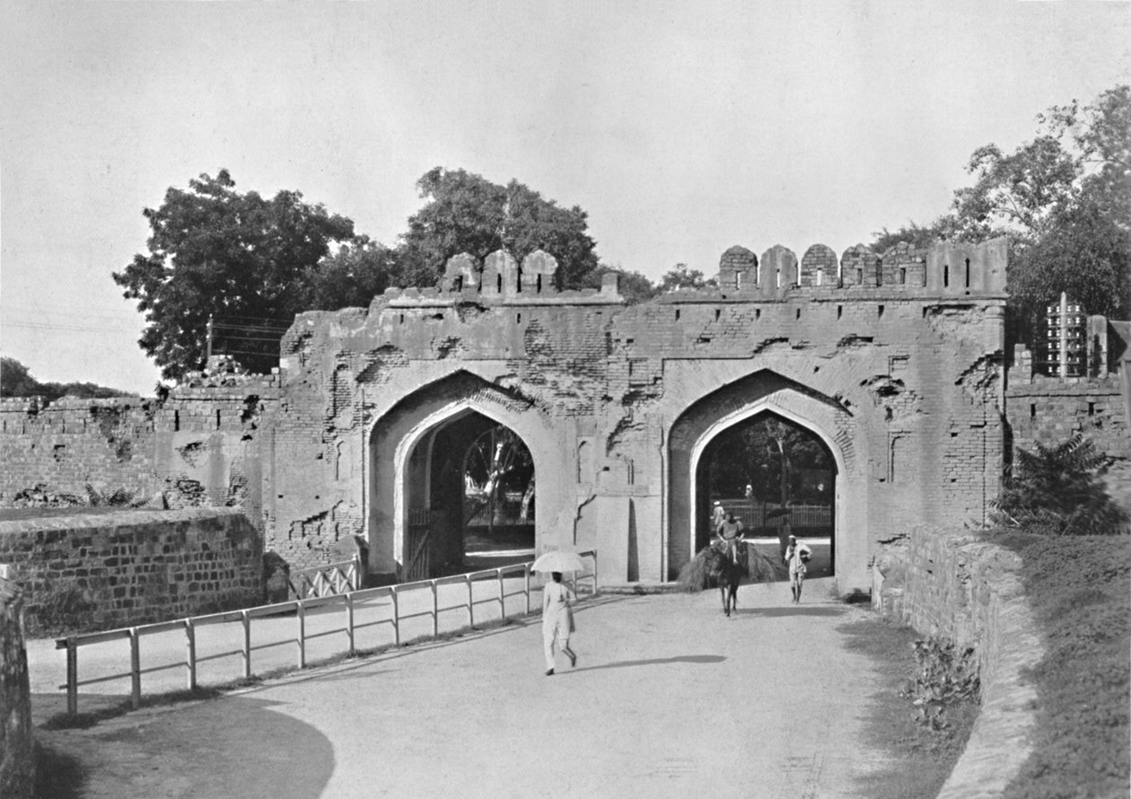 Delhi. The Cashmere Gate by Unbekannt