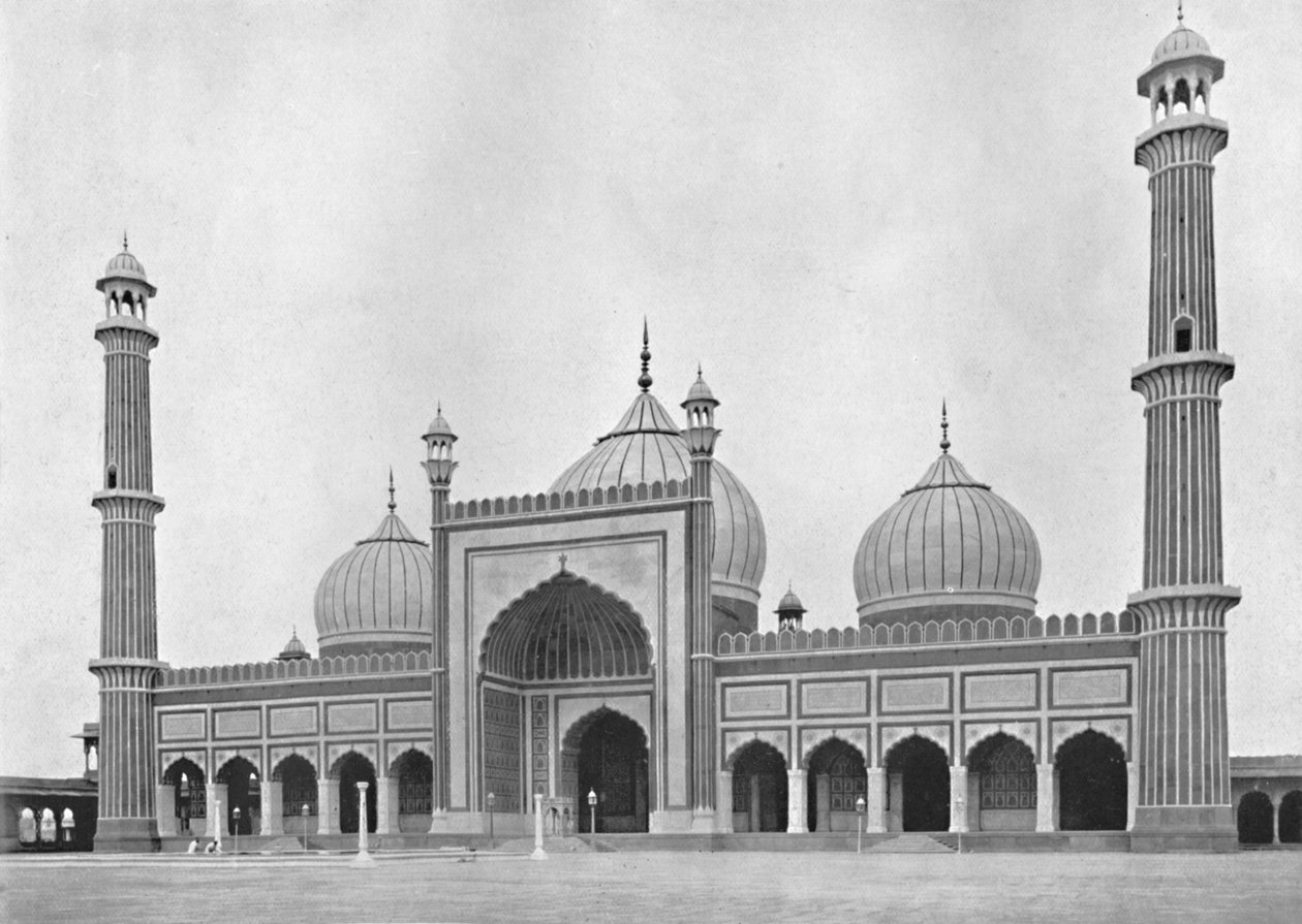 Delhi. The Jumma Musjid by Unbekannt