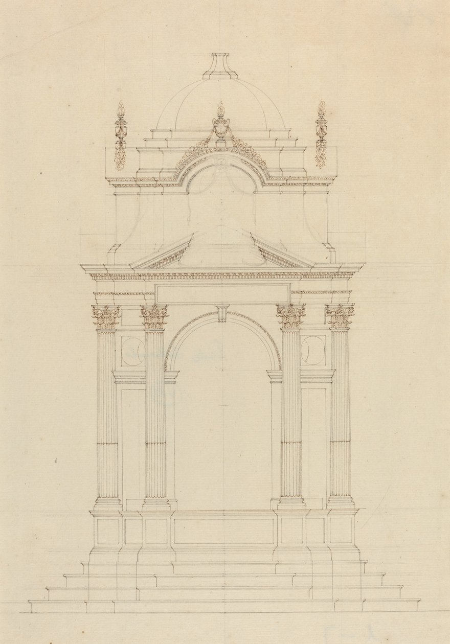 Design for a Baldaquin by Unbekannt