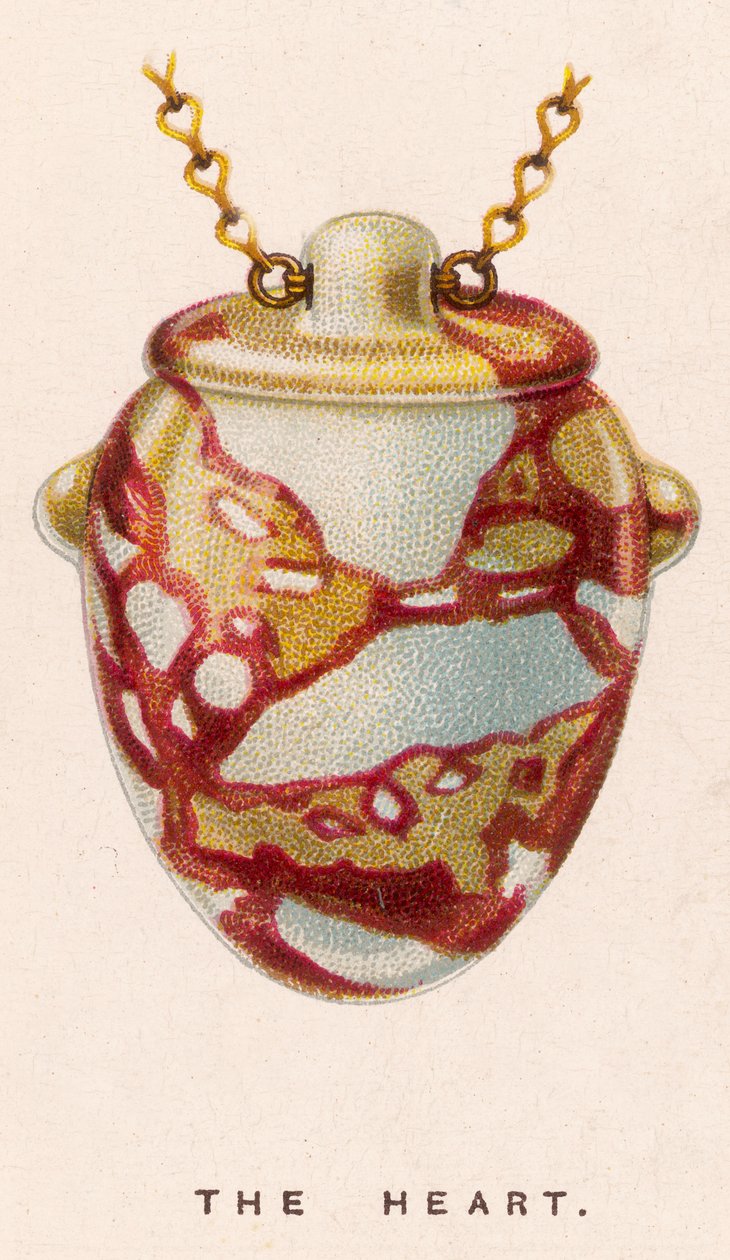 Egyptian Heart Charm by Unbekannt