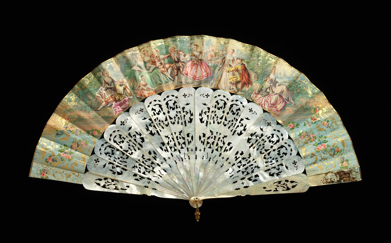 Fan, 1860-70 by Unbekannt