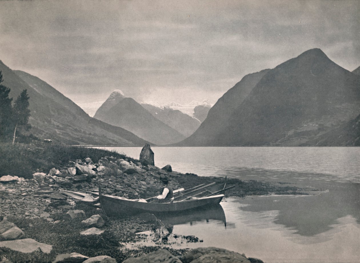 Fjaerlandsfjord by Unbekannt