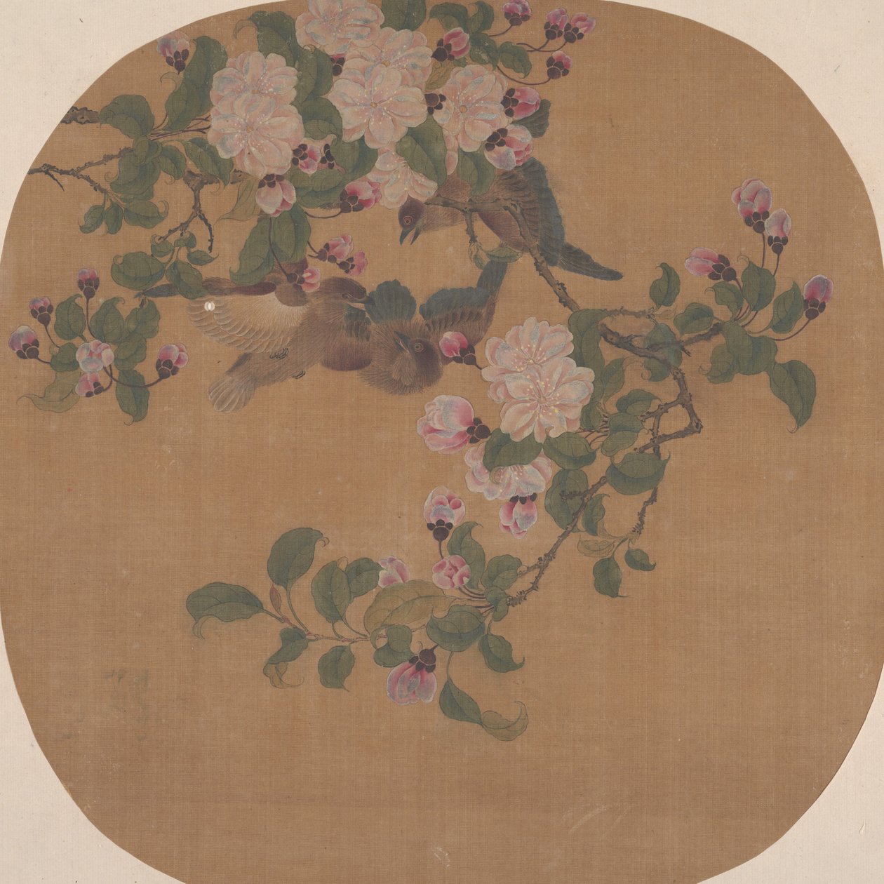 Flowers with Birds by Unbekannt
