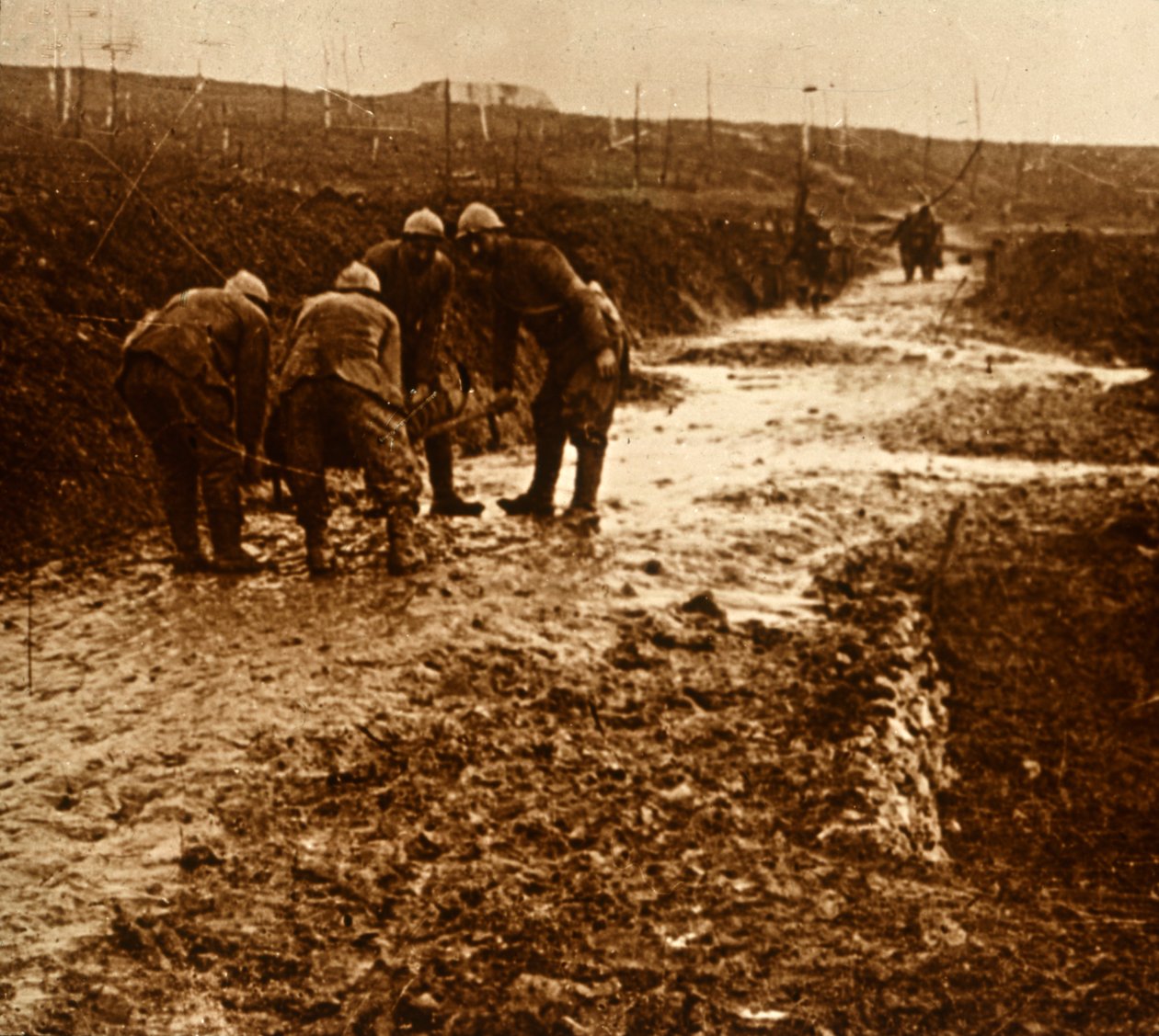 French Soldiers, Froideterre, France, c1914-c1918 by Unbekannt