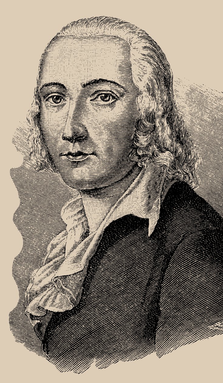Friedrich Hölderlin by Unbekannt