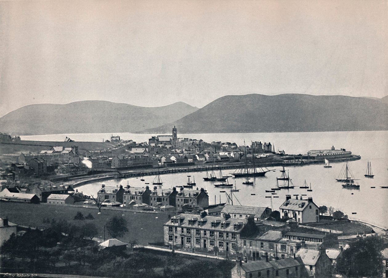 Gourock - The Town and the Harbour, 1895 by Unbekannt