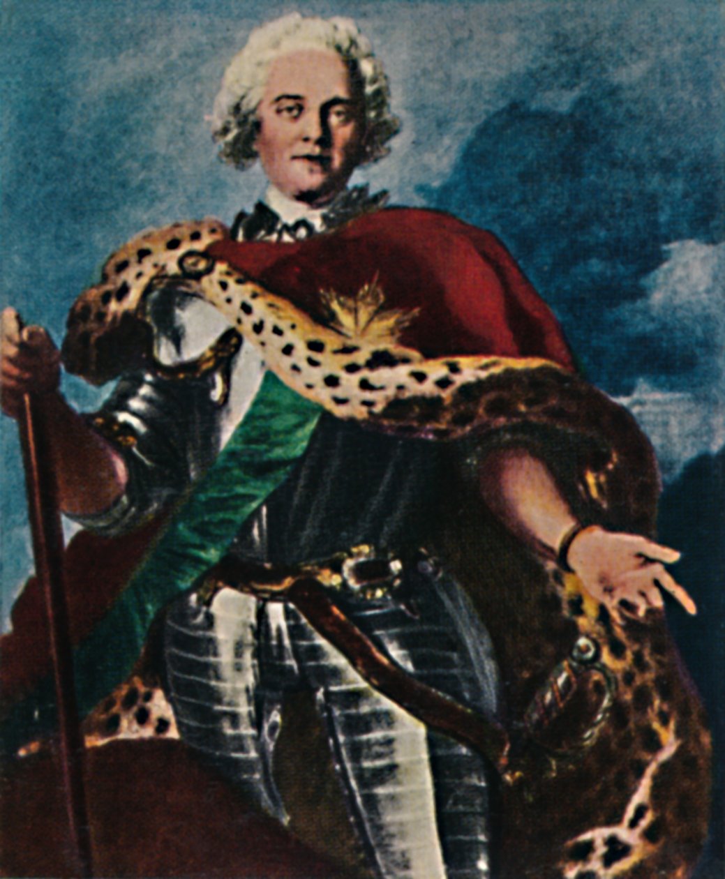 Count Moritz von Sachsen by Unbekannt