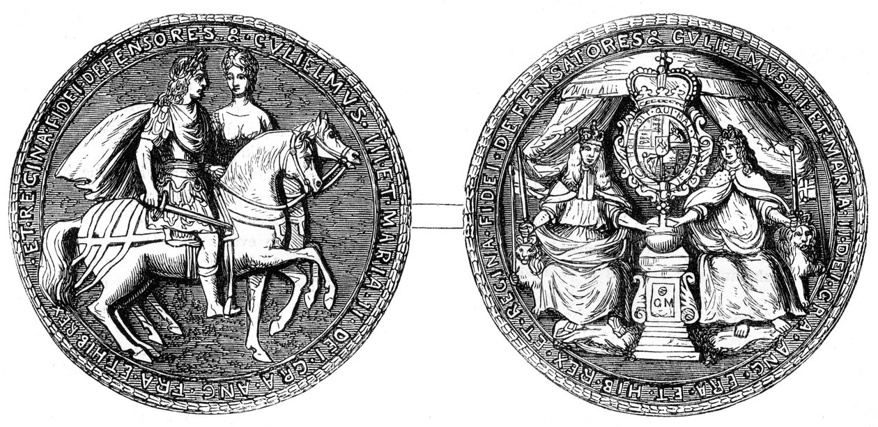 Great Seal of William and Mary by Unbekannt