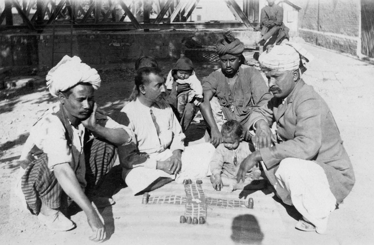 Hindus Gambling, India by Unbekannt