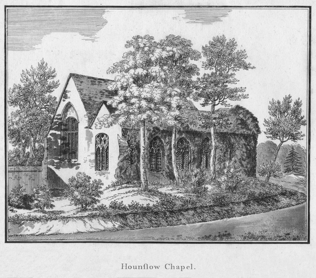 Hounslow Chapel, c1792 by Unbekannt