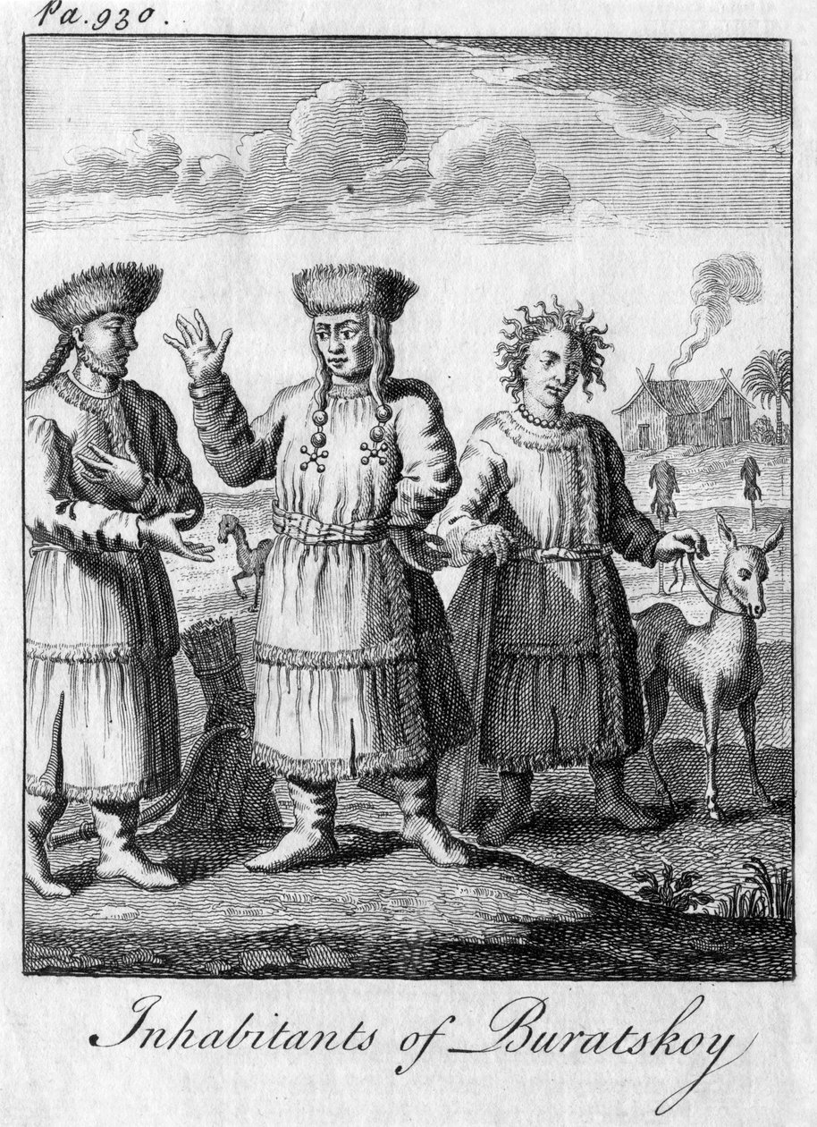 Inhabitants of Buratskoy by Unbekannt